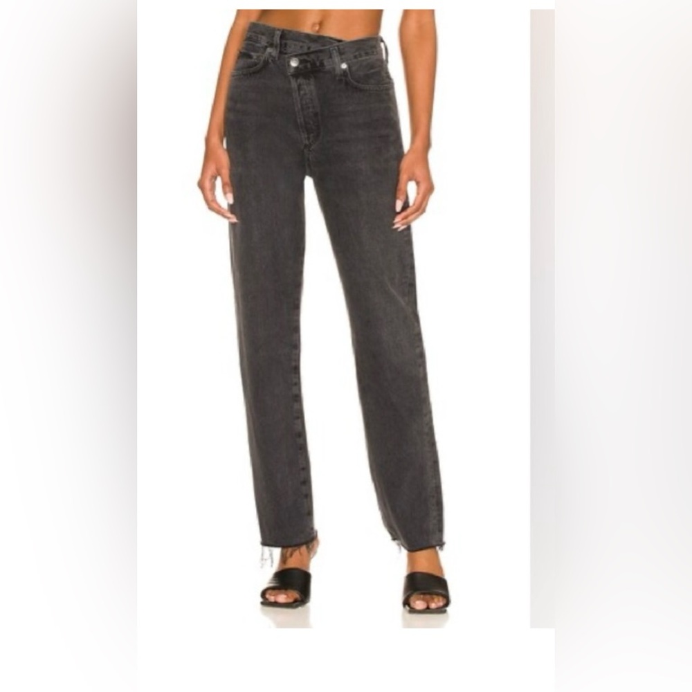 Agolde criss cross jeans